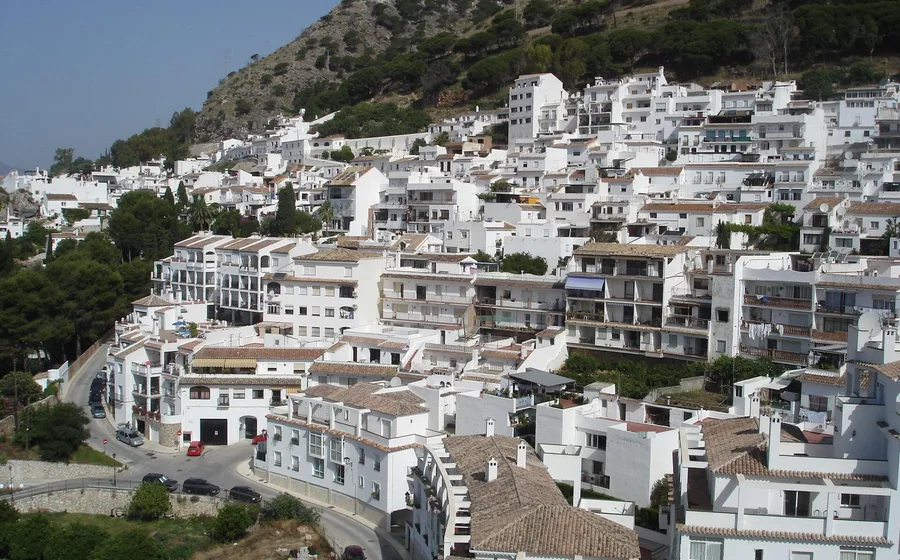 Mijas Pueblo, pueblo blanco — zona de servicio del cerrajero Santiago